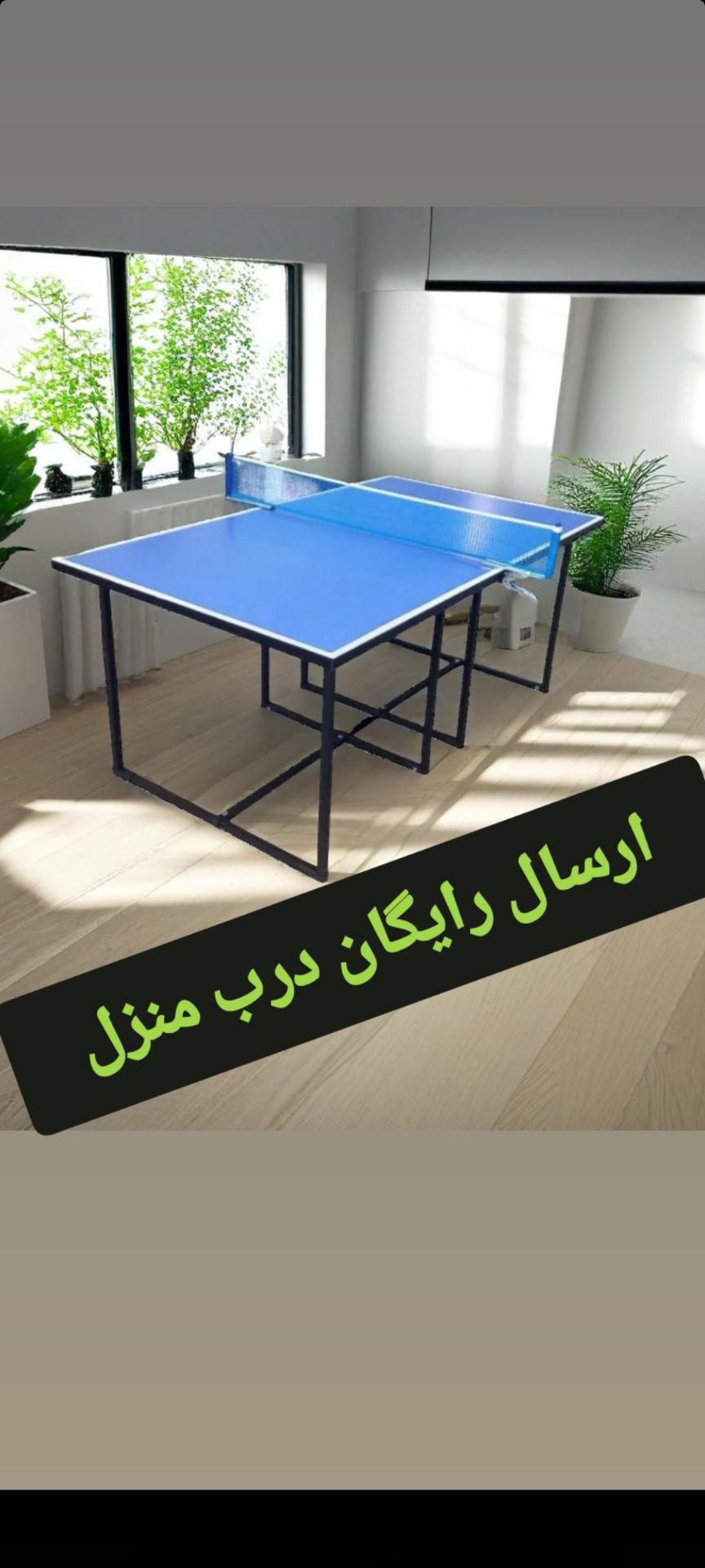 میز پینگ پنگ  تاشو  آپارتمانی